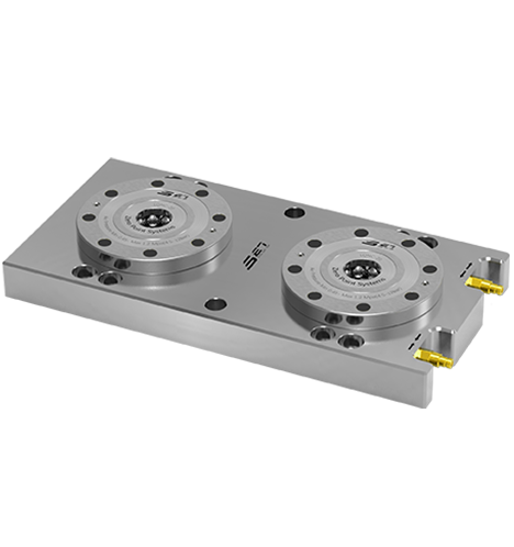 Dalawang elemento zero locator base plate