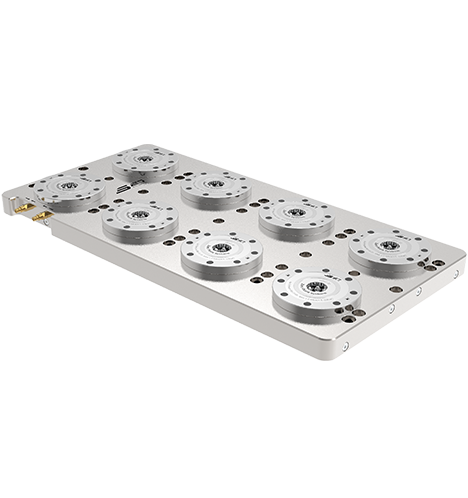 Walong yunit ng zero point locator base board